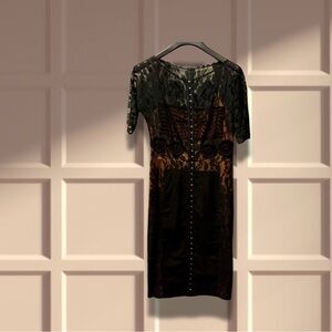 Elegant Black Lace Dress